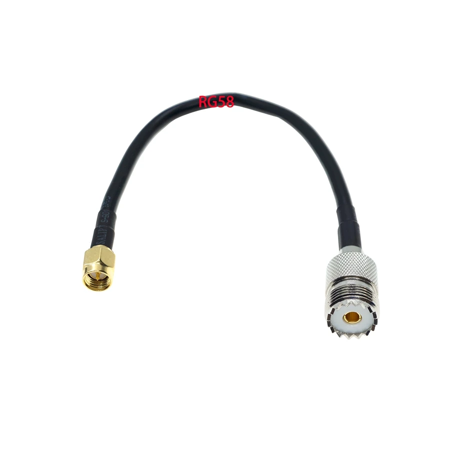 Detalle del conector UHF hembra SO239