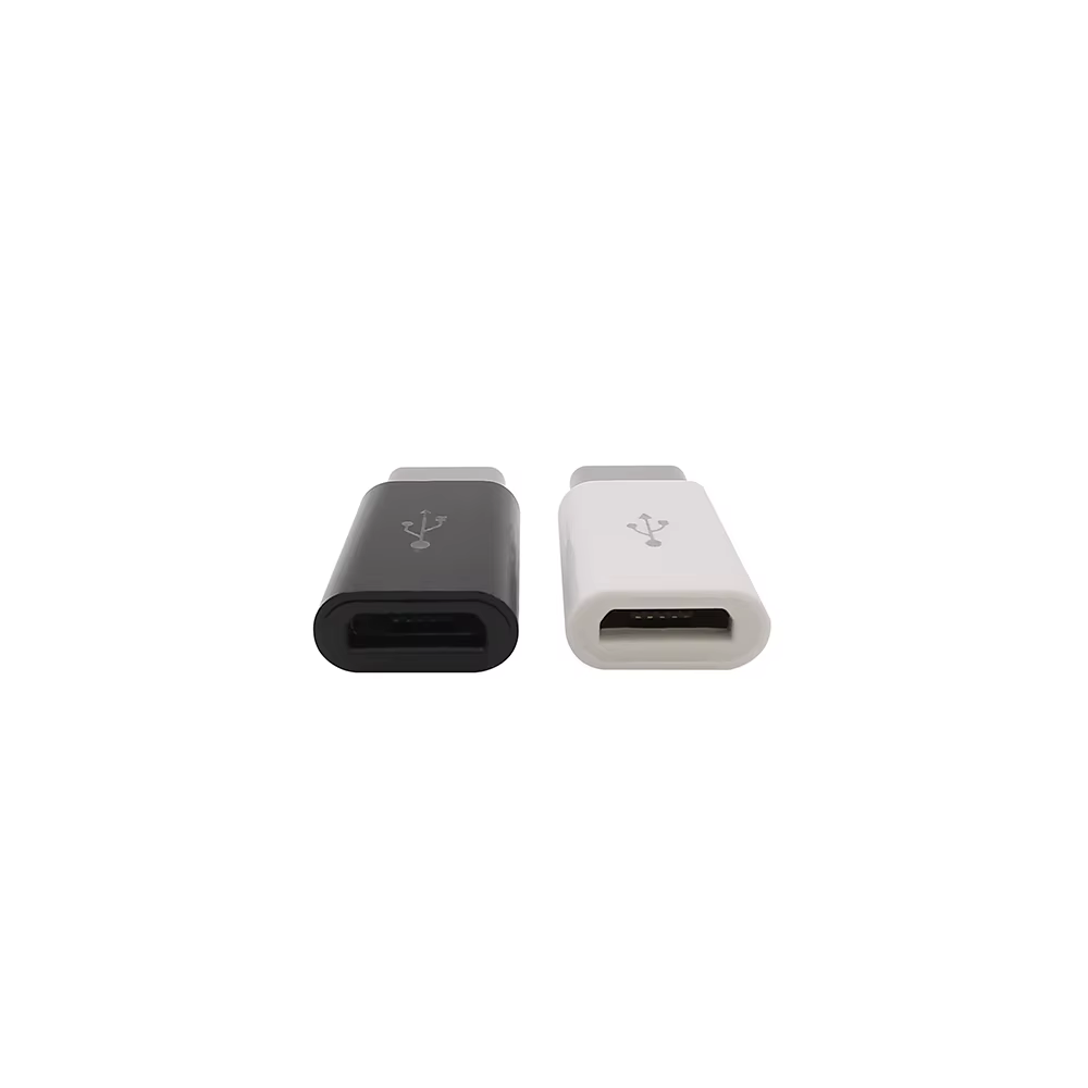 Adaptador USB-C macho a Micro USB hembra para carga y datos