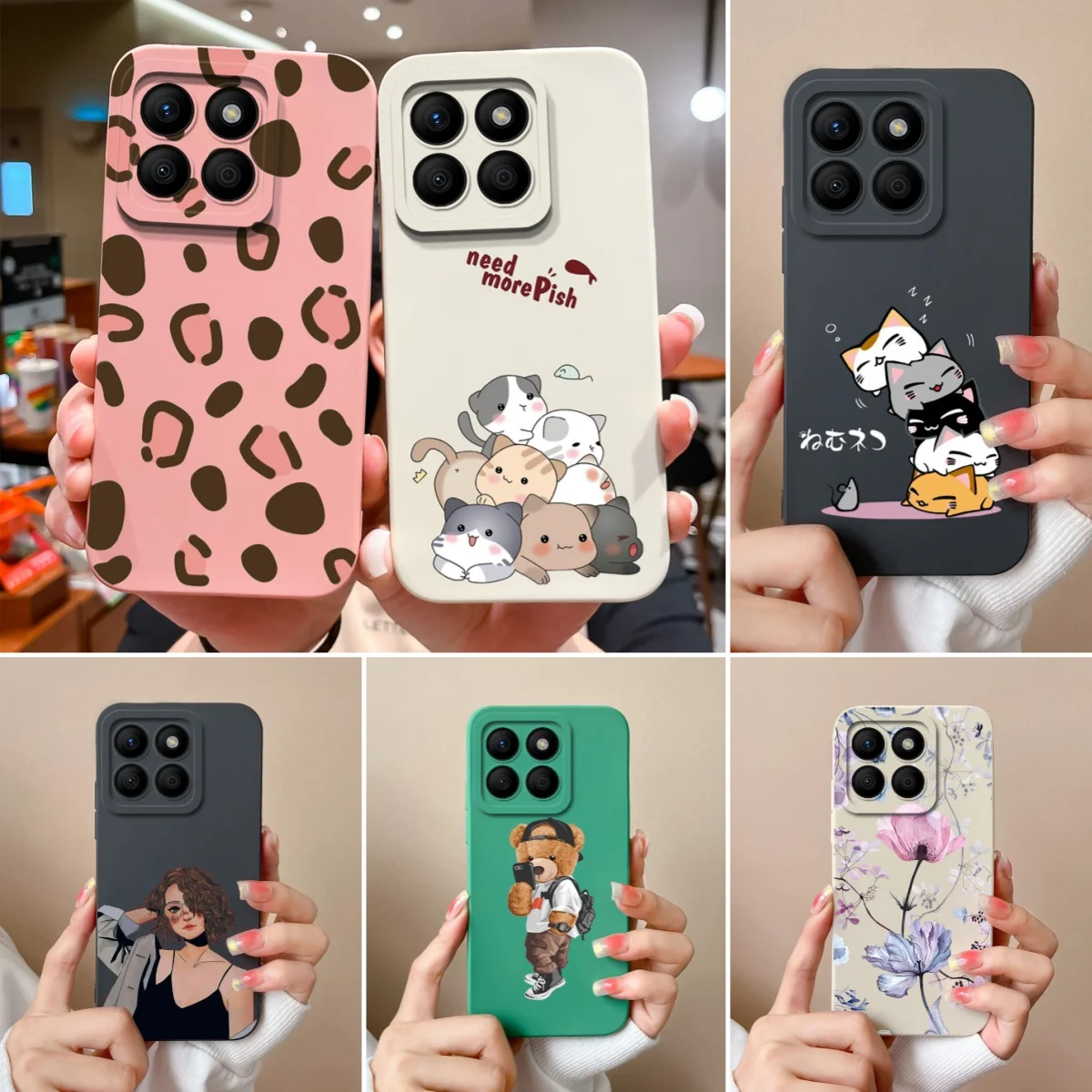 Funda Honor X8b Silicona Líquida Anticaída Cubierta Completa - imagen 2