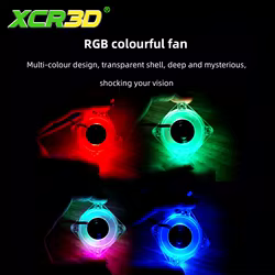 Ventilador para impresora 3D DC 12/24 V con LED RGB