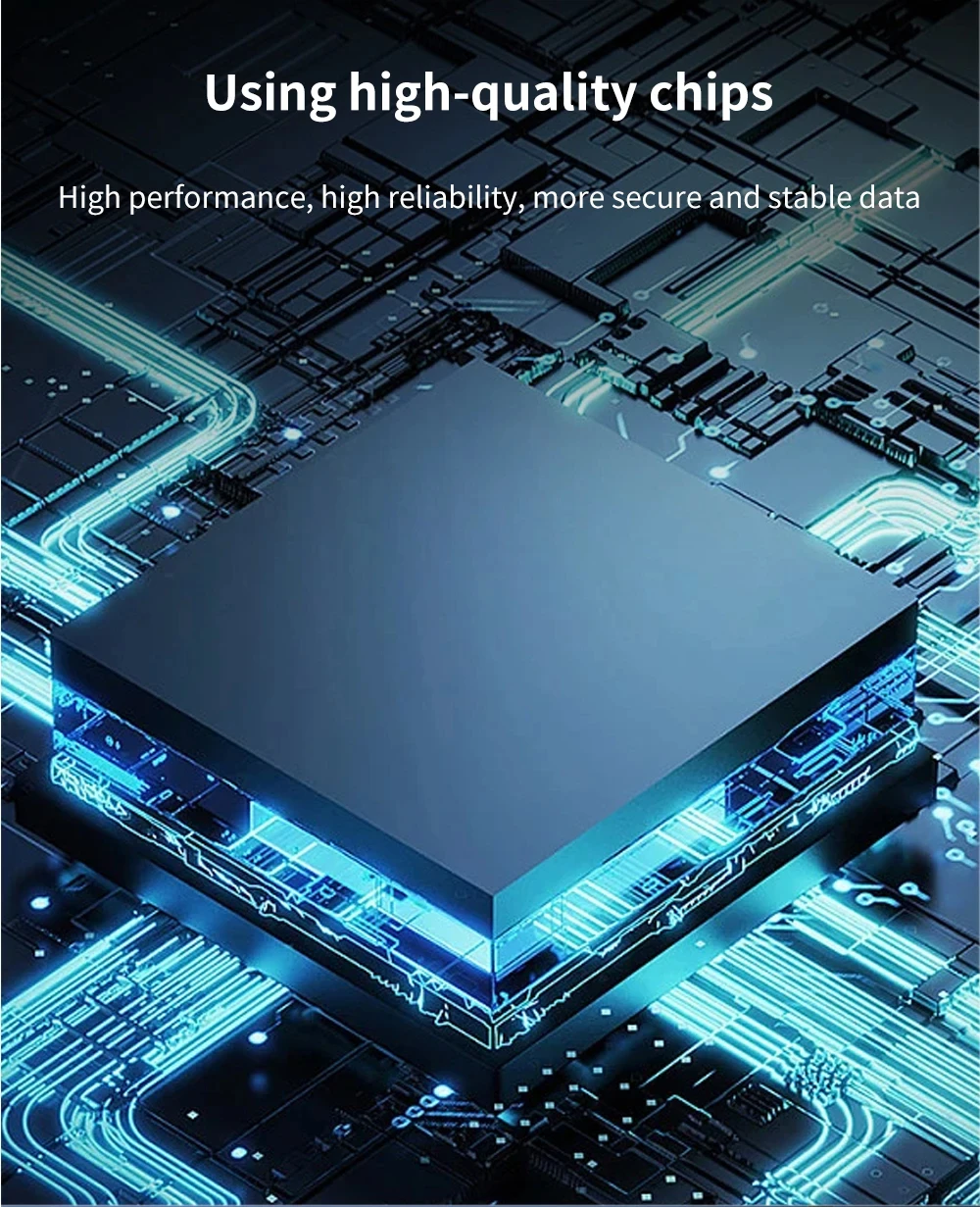 Caja HDD conectada a un ordenador portátil