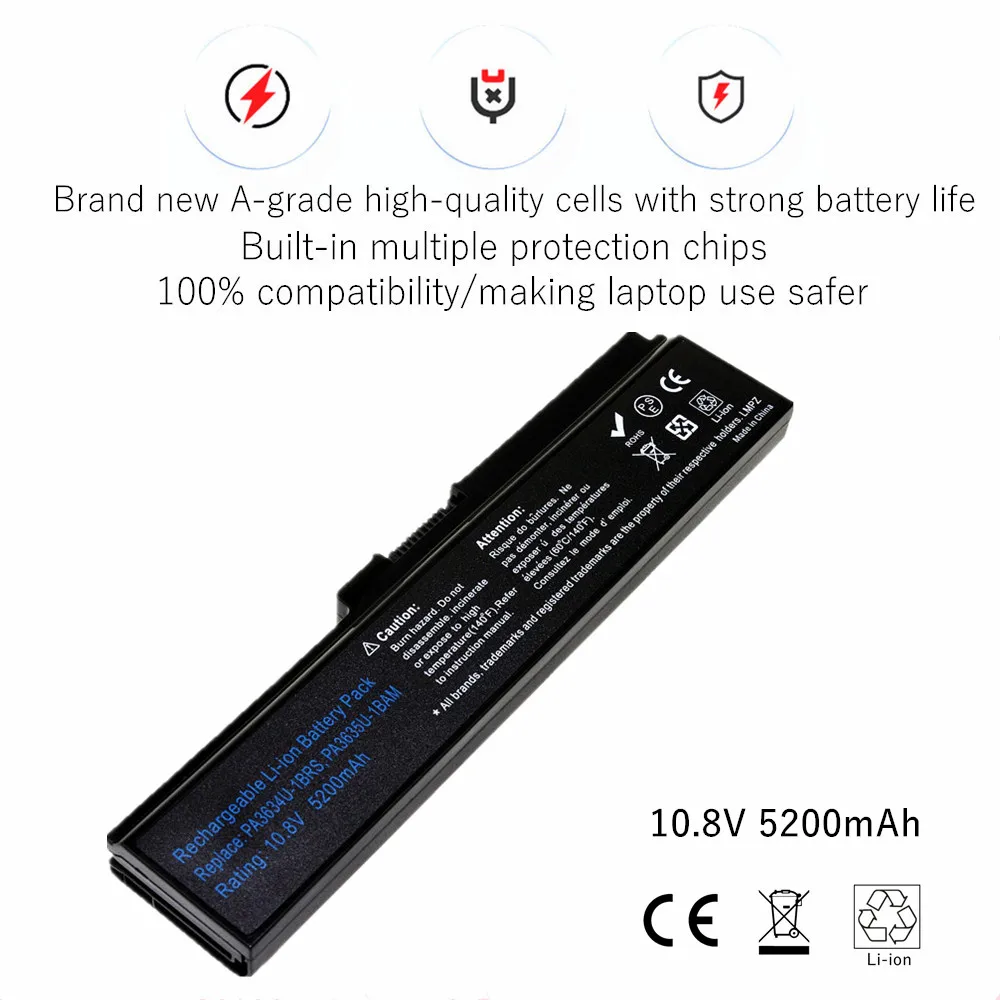 Batería Portátil Toshiba Compatible PABAS228 – Rendimiento Óptimo - imagen 2