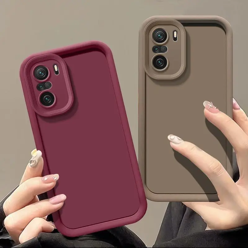 Funda transparente Xiaomi Poco F3 Vista frontal