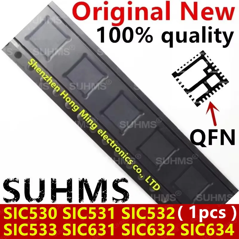 Vista frontal del encapsulado SIC530-SIC531