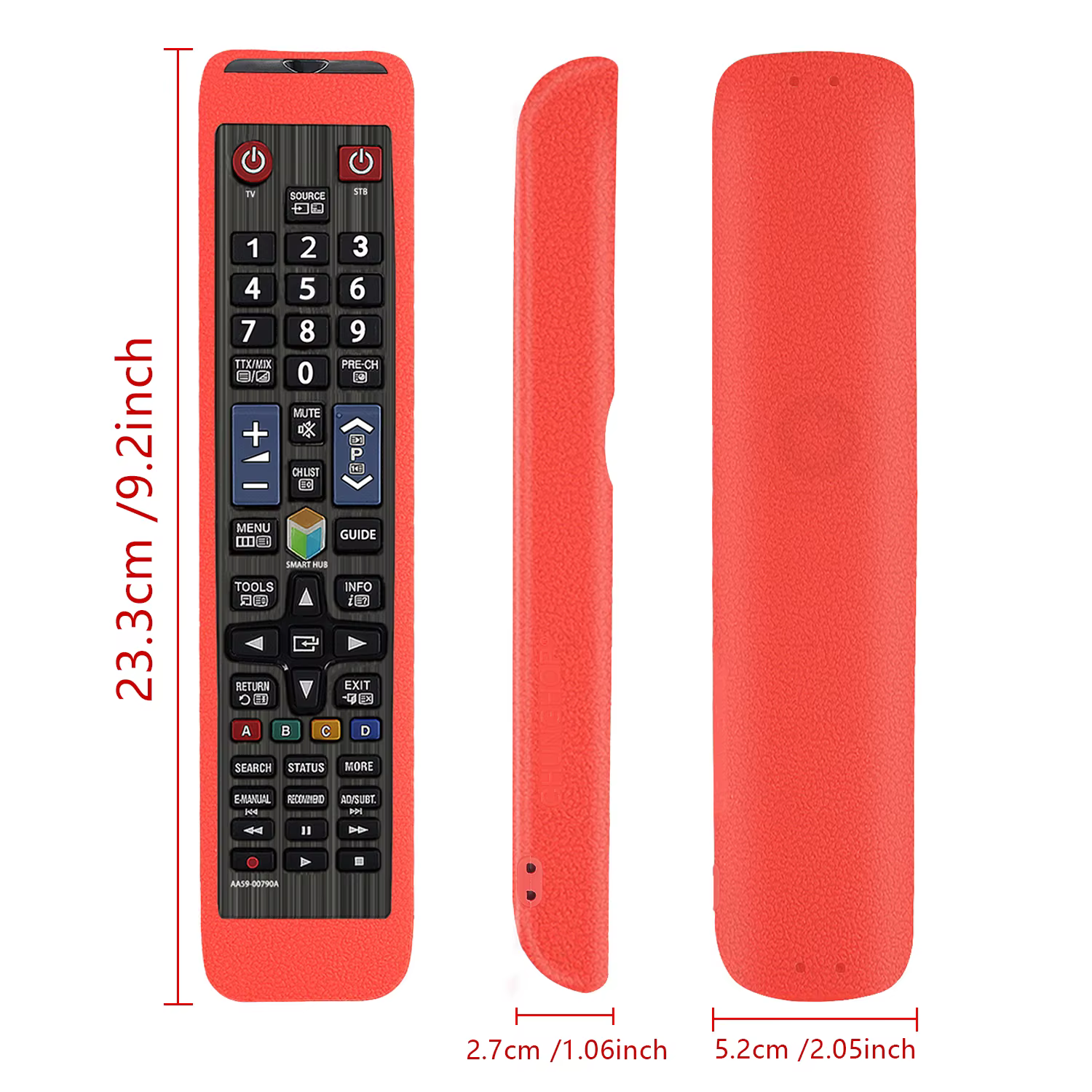 Funda protectora Samsung TV en silicona gris