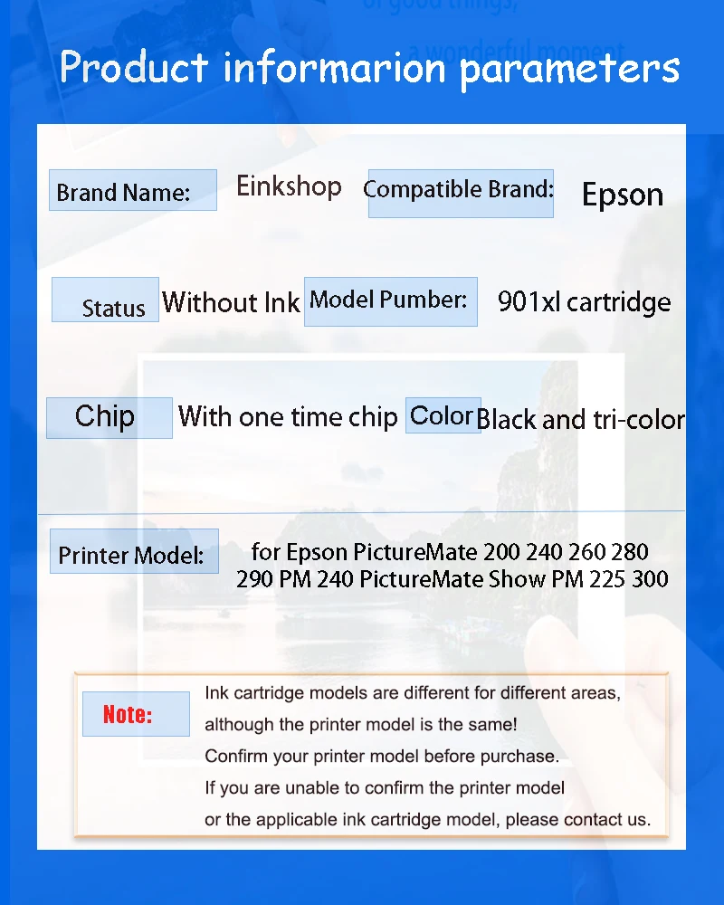 Cartucho de tinta recargable Einkshop para Epson PictureMate T5846 - imagen 5