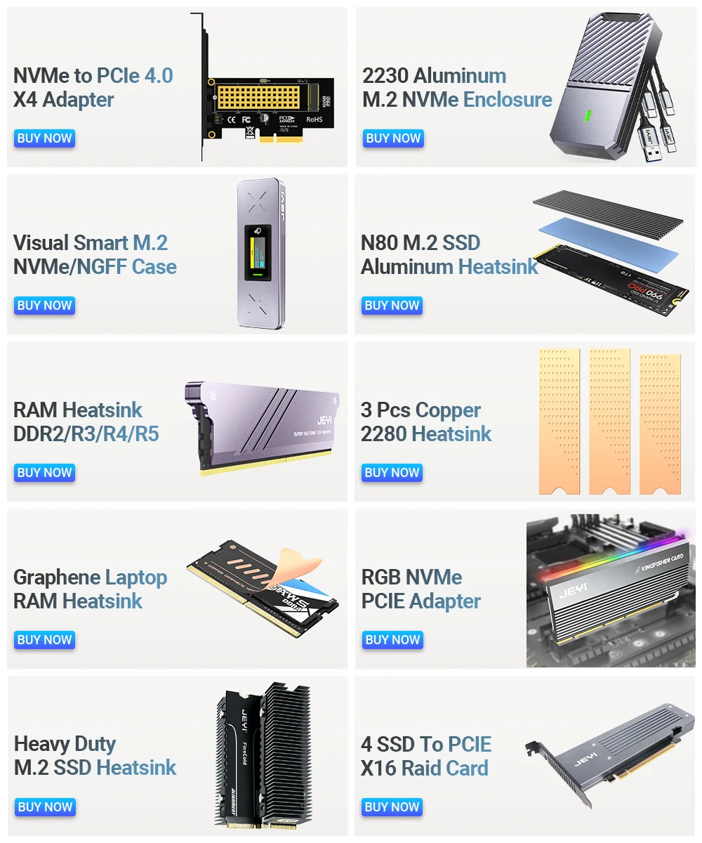 Vista frontal del disipador JEYI Graphene