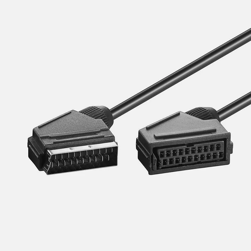 Cable de extensión Euro SCART macho a hembra