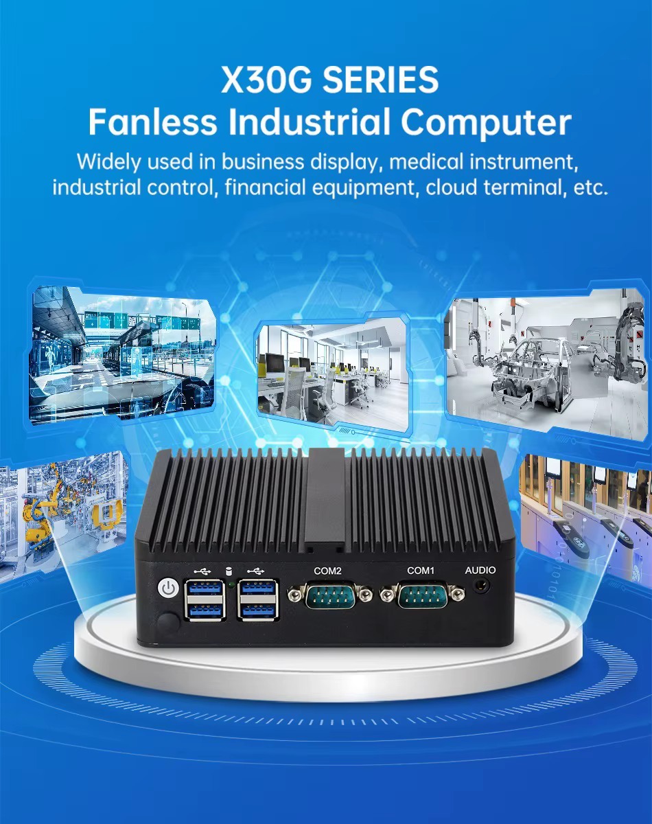 Vista general de la Mini PC IoT Industrial