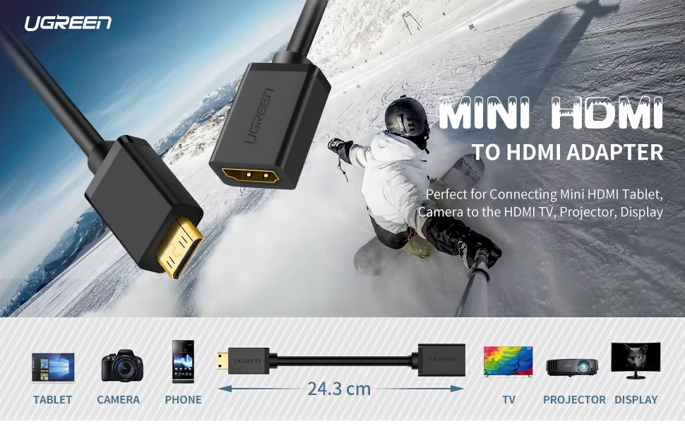 Adaptador Mini HDMI a HDMI