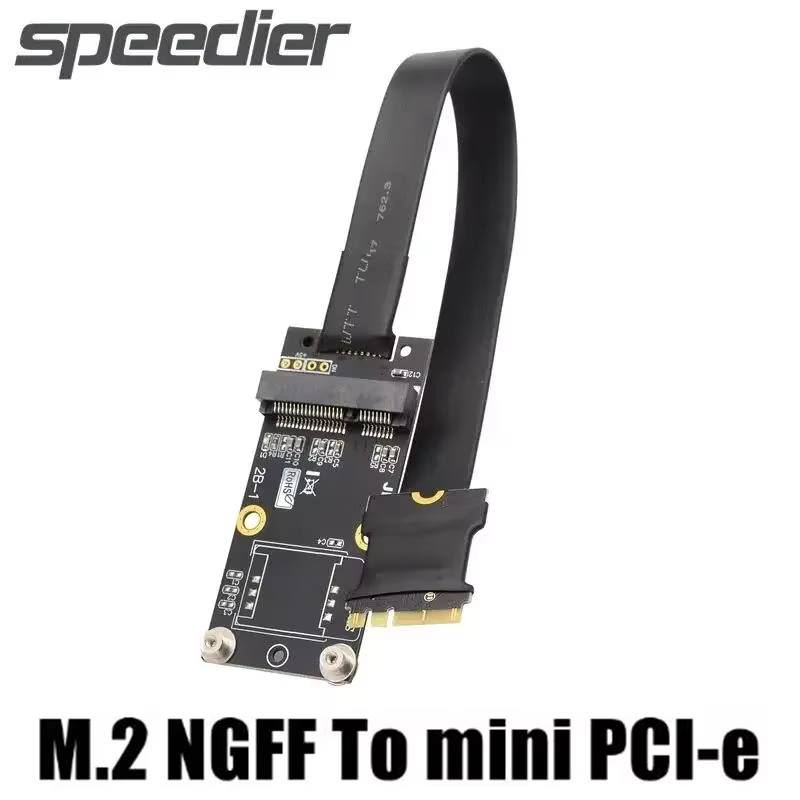 Adaptador Mini PCIe a M.2 NGFF con llave A E y cable de extensión - imagen 3
