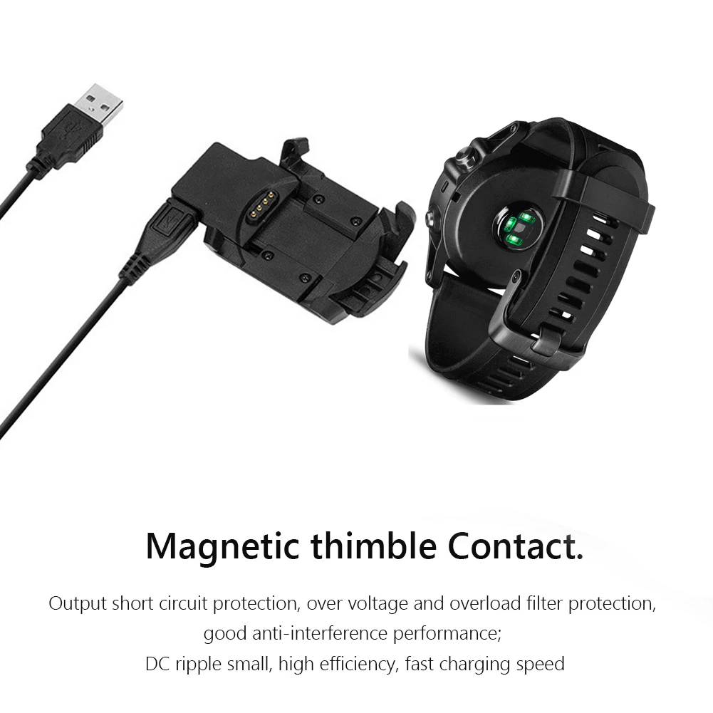 Cable Carga Rápida Garmin Fenix 3 HR/Sapphire – Quatix Tactix Bravo - imagen 2
