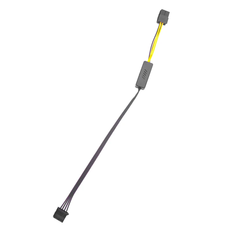 Detalle del conector Molex y longitud del cable