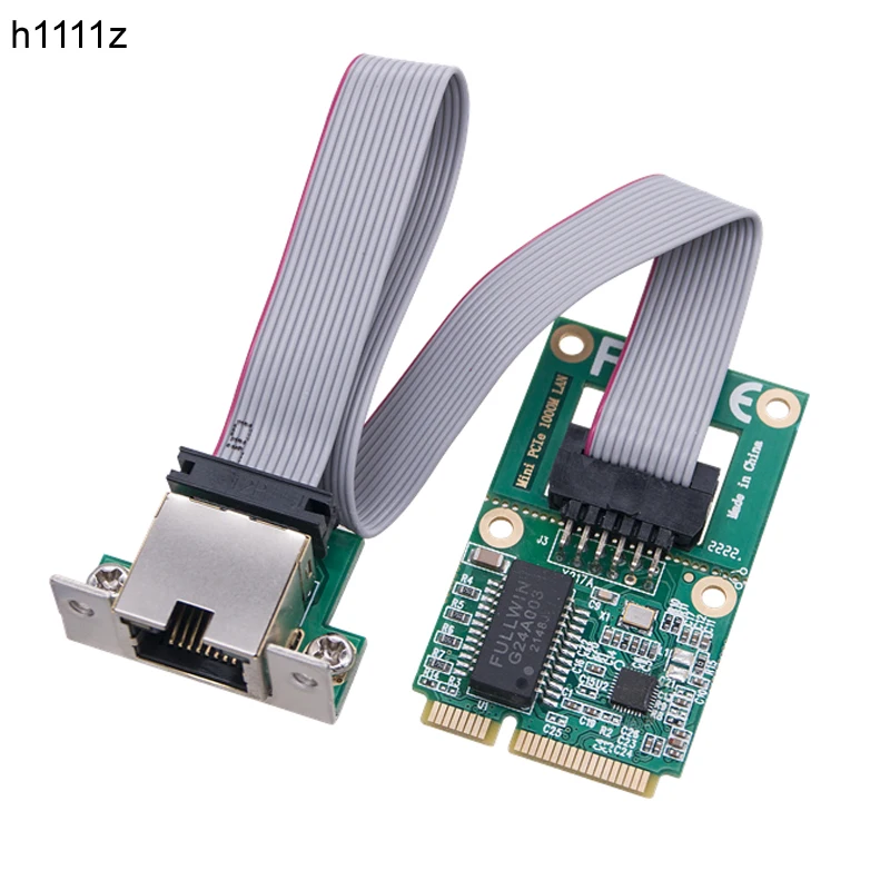 Mini Adaptador PCI Express Gigabit Ethernet – Chip Realtek RTL8111F RG45 - imagen 3