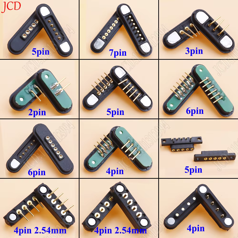 Conector Pogo Pin Hembra Magnético con Resorte CC - imagen 2