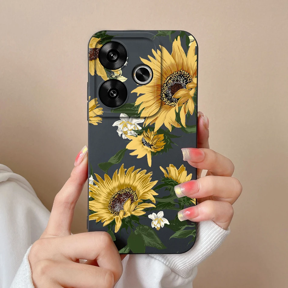 Poco F6 Pro Funda Silicona Líquida Oso Cámara Protegida - imagen 2