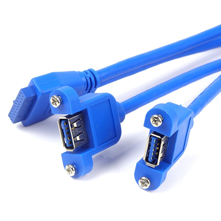 Cable USB 3.0 Header a Placa Base – Azul - imagen 3