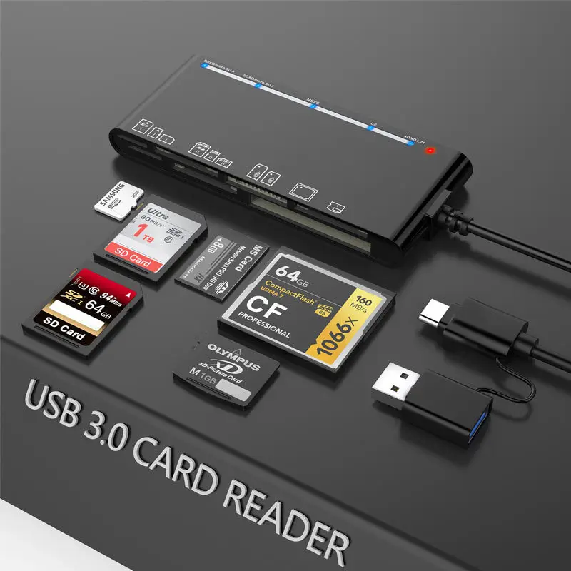 Lector de tarjetas UTHAI TF7 - Vista frontal