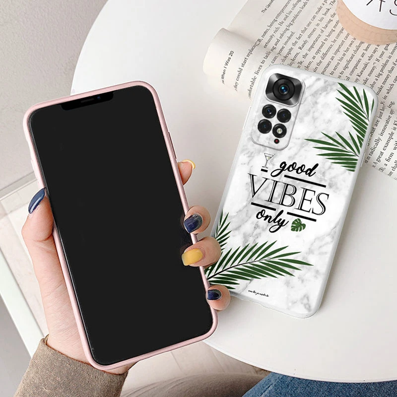 Funda silicona Xiaomi Redmi Note 11 Pro 11s Mármol Rosa antishock - imagen 3