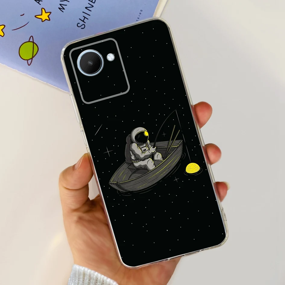 Detalle de dibujo animado en la funda