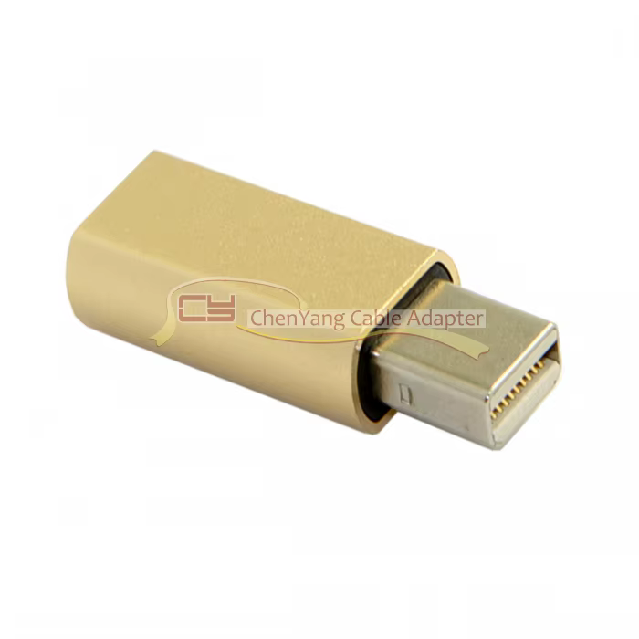 Adaptador CY Mini DP Displayport vista frontal