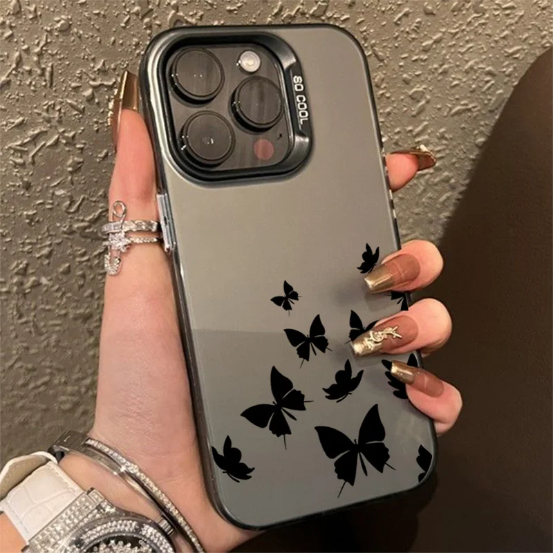 Funda Xiaomi y POCO Antigolpes con Diseño de Mariposa