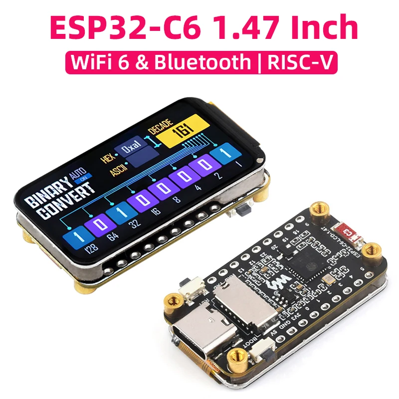 Waveshare ESP32-C6 – Placa de Desarrollo con Pantalla RISC-V WiFi 6 - imagen 3
