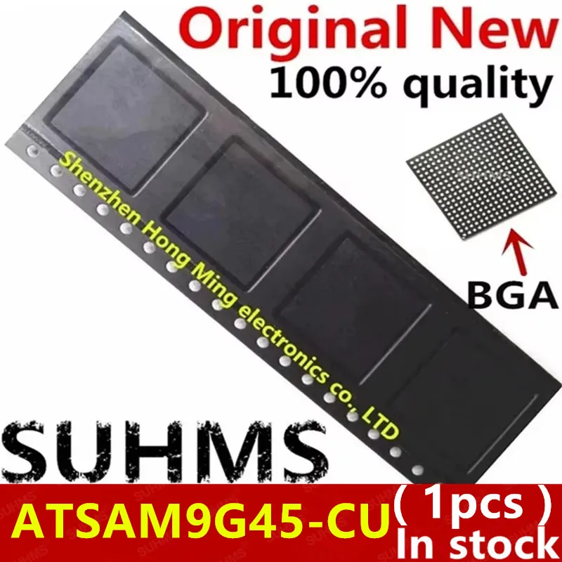 Vista superior del chipset ATSAM9G45-CU