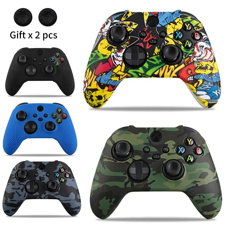 Xbox Series X/S Funda Silicona Mando con Agarres Pulgar Antideslizantes - imagen 2