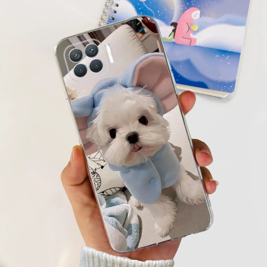 Funda de silicona con flores coloridas vista frontal