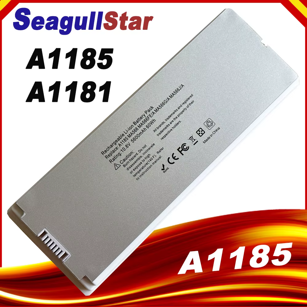 Batería blanca A1185 para MacBook