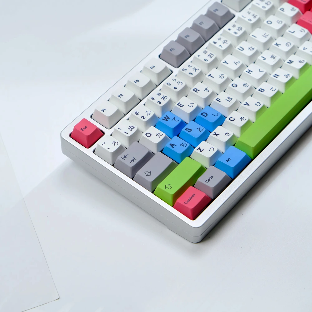 GMK Teclas PBT para Teclado Mecánico MX, Perfil Cherry Blanco Gris - imagen 2