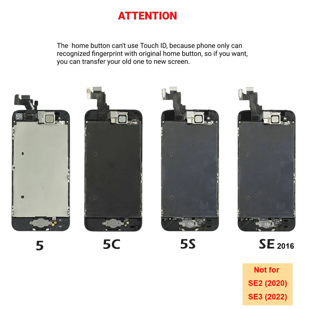Pantalla LCD iPhone 5/5S/5C/SE con Digitalizador Táctil y Herramientas - imagen 5