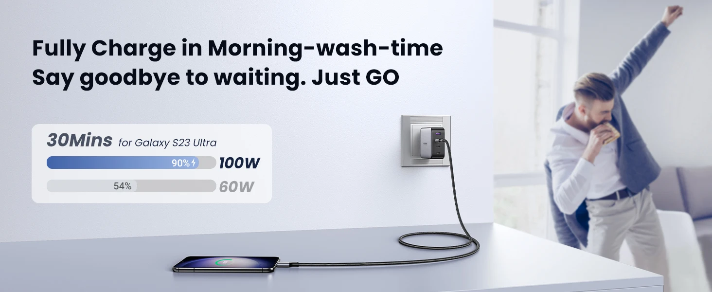 Cable USB-C UGREEN PD100W de 5 amperios