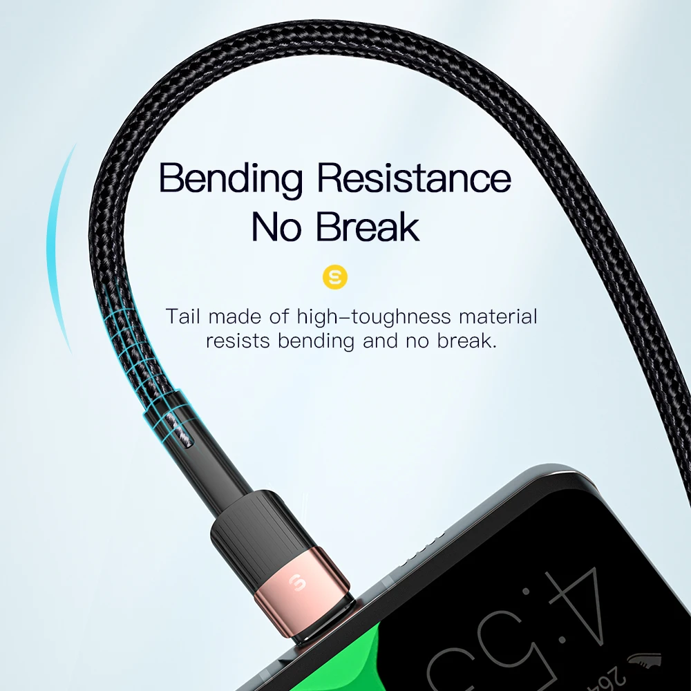 Cable USB-C Essager Carga Rápida – Compatible Huawei y Samsung - imagen 2