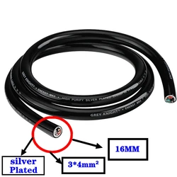 Grey Knight MKII Cable de alimentacion HiFi con plata OCC 5N Pro