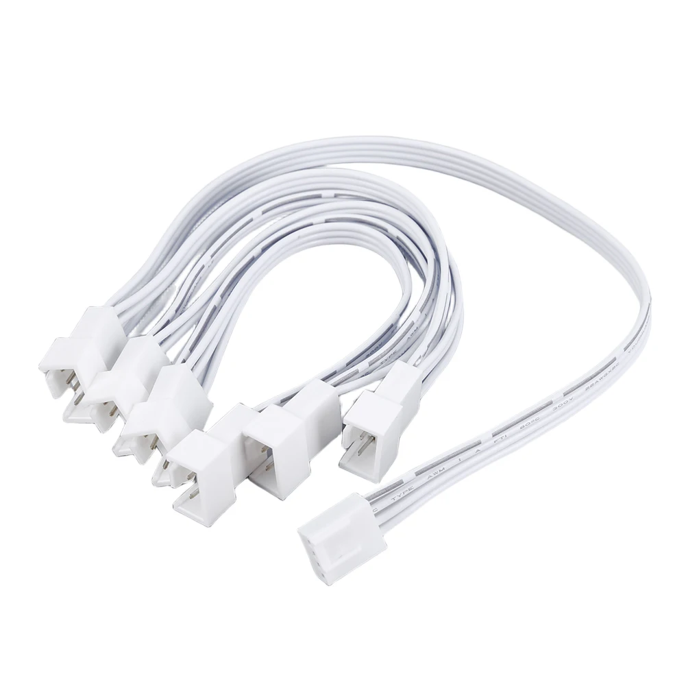 Cable Divisor PWM 4 Pines Para Ventiladores CPU - Manga Trenzada - imagen 2