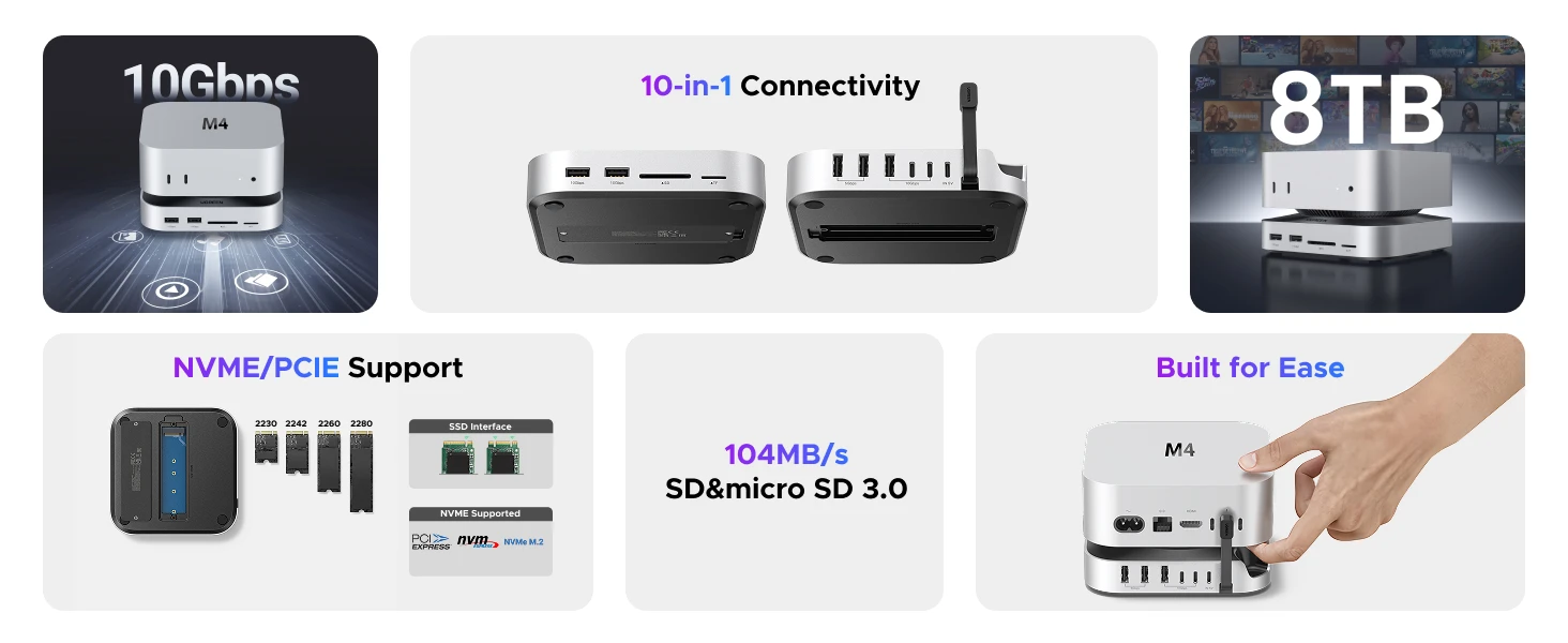 Conectores y tarjetas SD