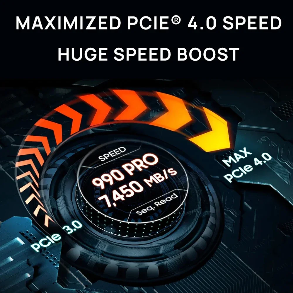 Samsung 990 Pro SSD NVMe PCIe Gen4 con Disipador - imagen 5