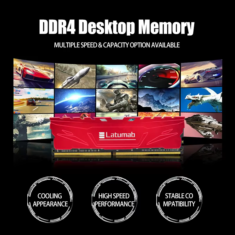 Memoria RAM DDR4 3200MHz Latumab DIMM para PC Gaming - imagen 3