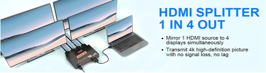Divisor HDMI konsenda 1x2