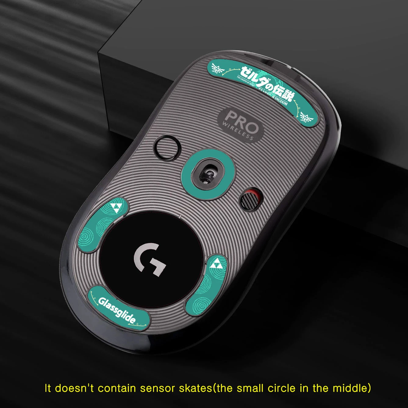 Logitech G Pro Wireless – Patines de Vidrio Templado para Ratón