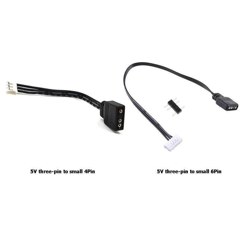 Coolmoon Adaptador ARGB 5V para ventilador 4/6 pines - imagen 5
