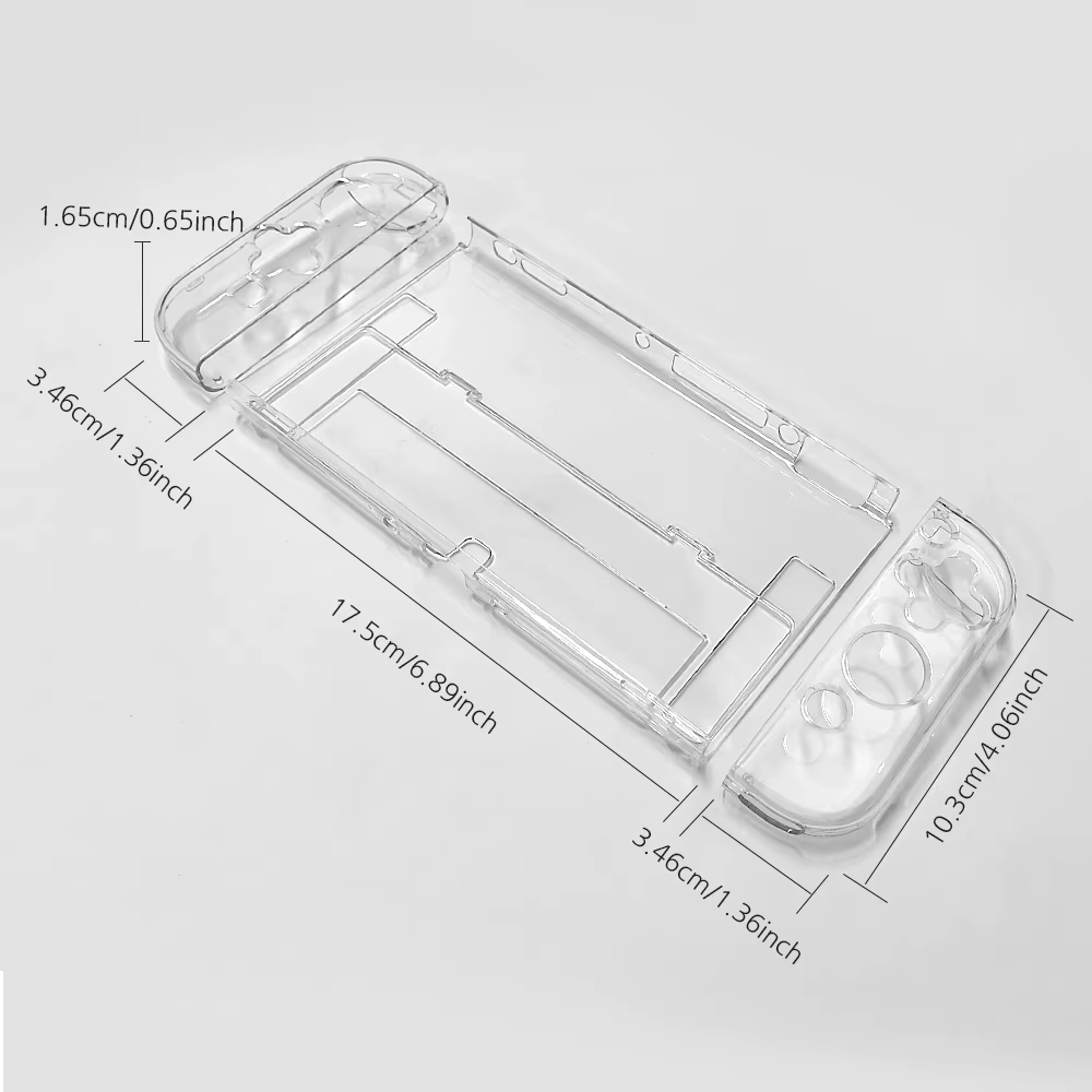 DATA FROG Funda Transparente para Nintendo Switch OLED - imagen 3