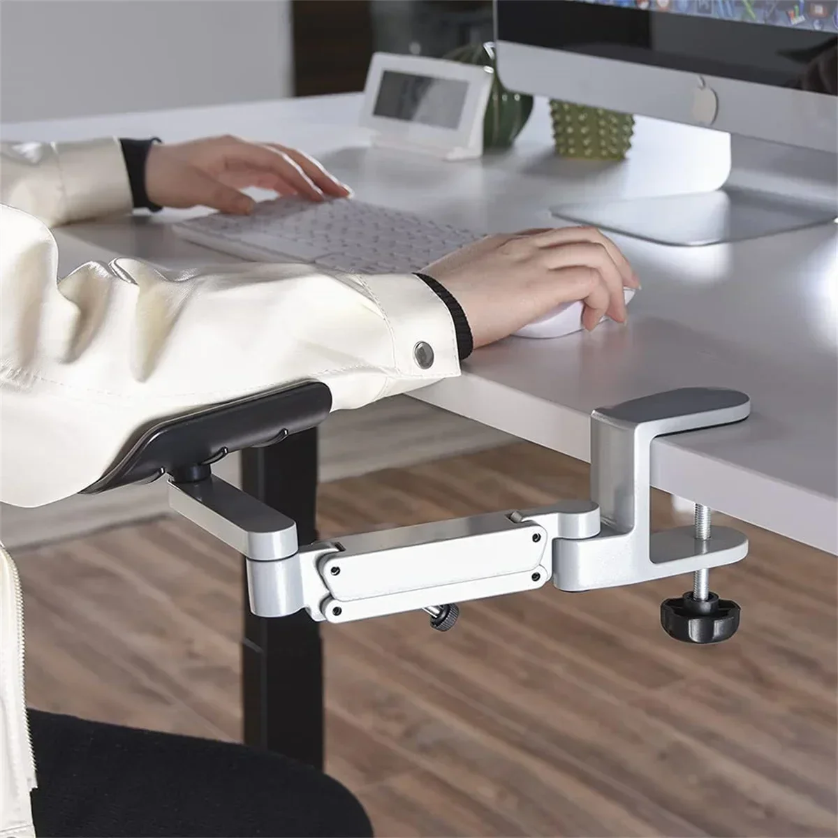 Soporte reposabrazos ergonómico Extensor con almohadillas giratorias - imagen 4