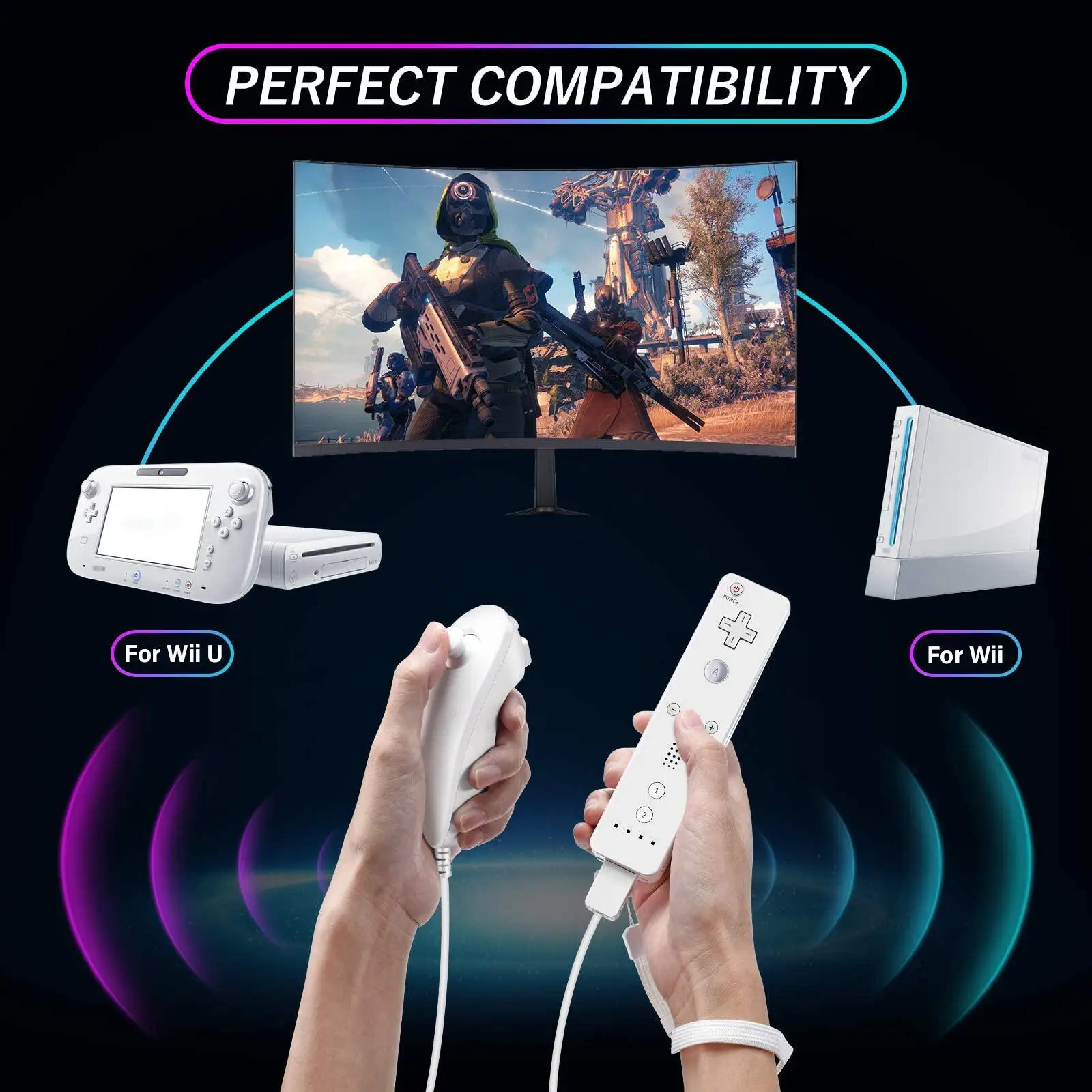 Mando inalámbrico para Nintendo Wii con MotionPlus integrado - imagen 3