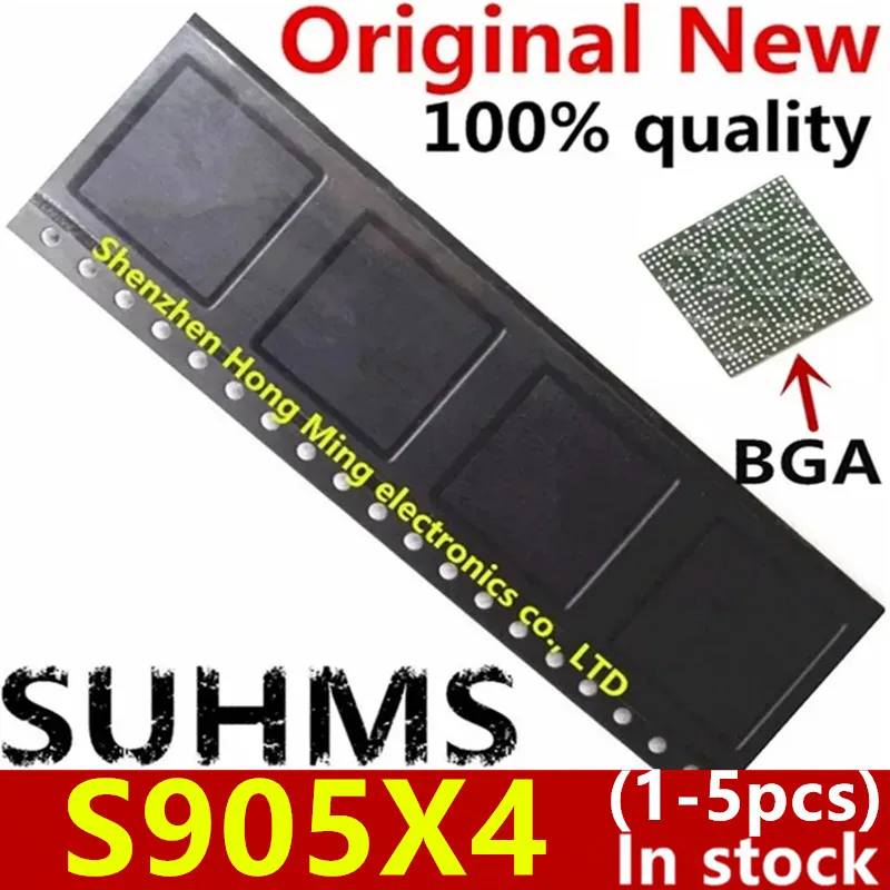 Chipset BGA S905X4 vista superior