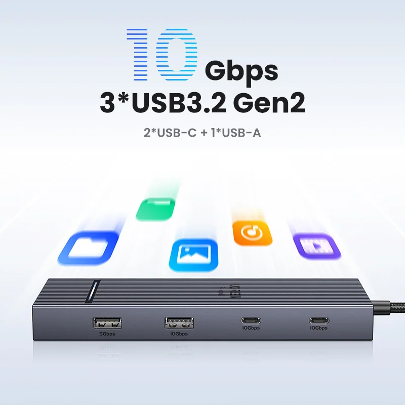 UGREEN Hub USB-C HDMI alta velocidad con Power Delivery para portátil - imagen 2