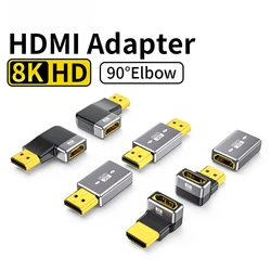 Adaptador HDMI 8K en Ángulo de 90° Macho a Hembra