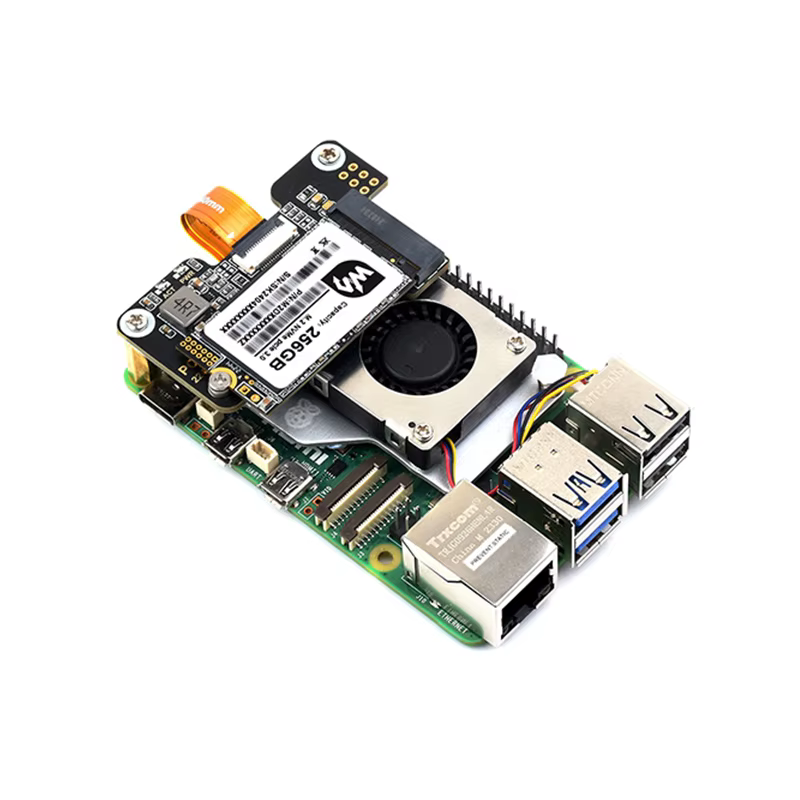 Raspberry Pi 5 HAT NVMe M.2 PCIe – Adaptador SSD - imagen 5
